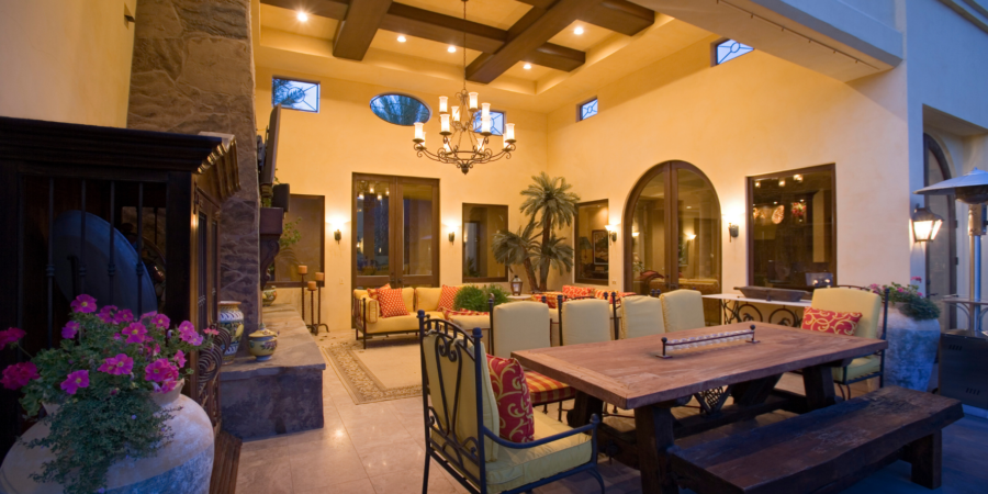 Luxury interior design lounge